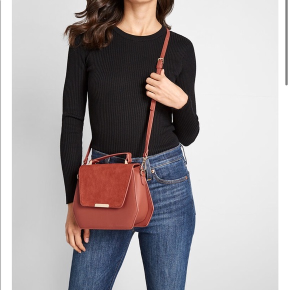 Modcloth Terracotta Crossbody Bag - Picture 1 of 4
